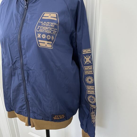 Star Wars Track Jacket Men’s XS - Lucasfilm, Numidian Prime Sabacc League Disney - Picture 2 of 5